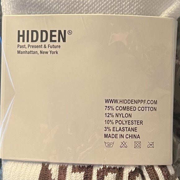 Hidden New York Crew Socks NWT OS - Picture 3 of 3